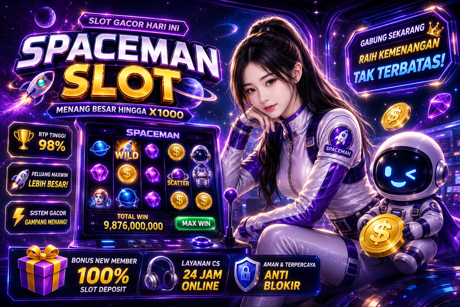 Slot Spaceman Jadi Pilihan Banyak Penggemar Game Online
